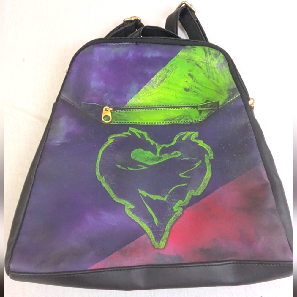 Disney Descendents 3 Backpack NWOT  Featuring Neon Logo on Front